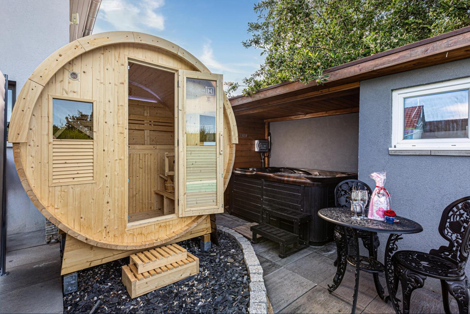 Gites Spa Strasbourg - Studio Romantique, Jacuzzi, Sauna, Terrasse Privee Furdenheim Esterno foto