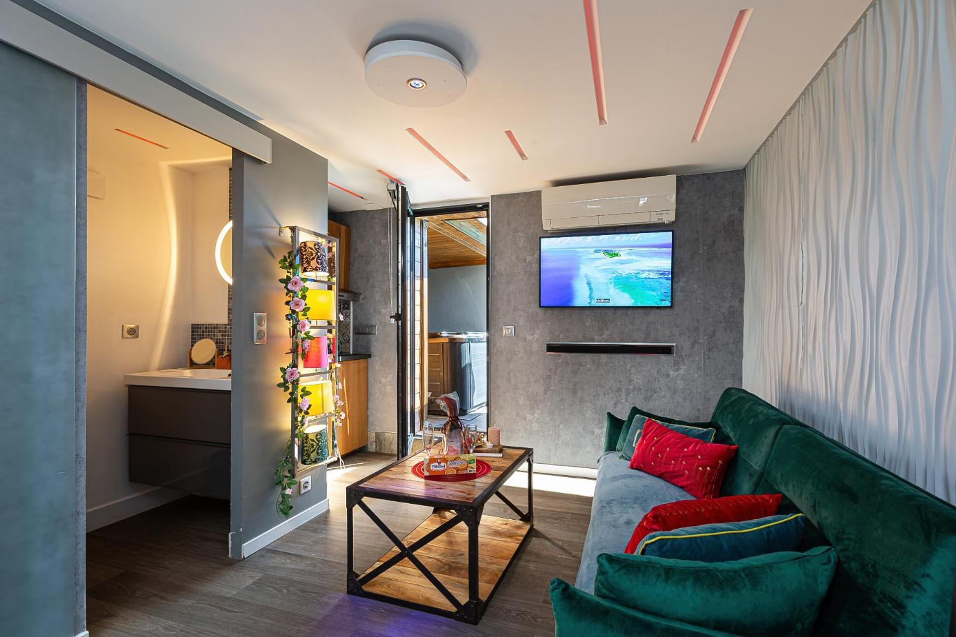 Gites Spa Strasbourg - Studio Romantique, Jacuzzi, Sauna, Terrasse Privee Furdenheim Esterno foto